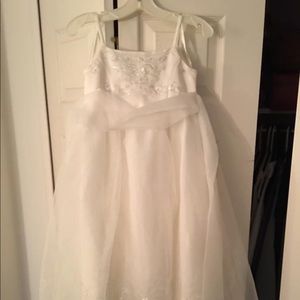 Matching flower girl dress